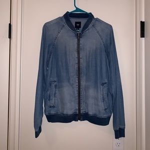 Gap denim bomber jacket